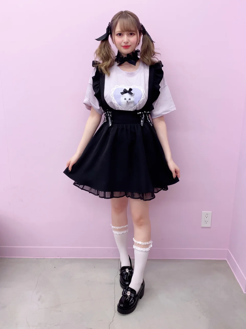 Japanese Style Sweet Cute Bowknot Socks Women Wooden Ear Lolita Silk Socks Girl Student Tube Tight Long Socks