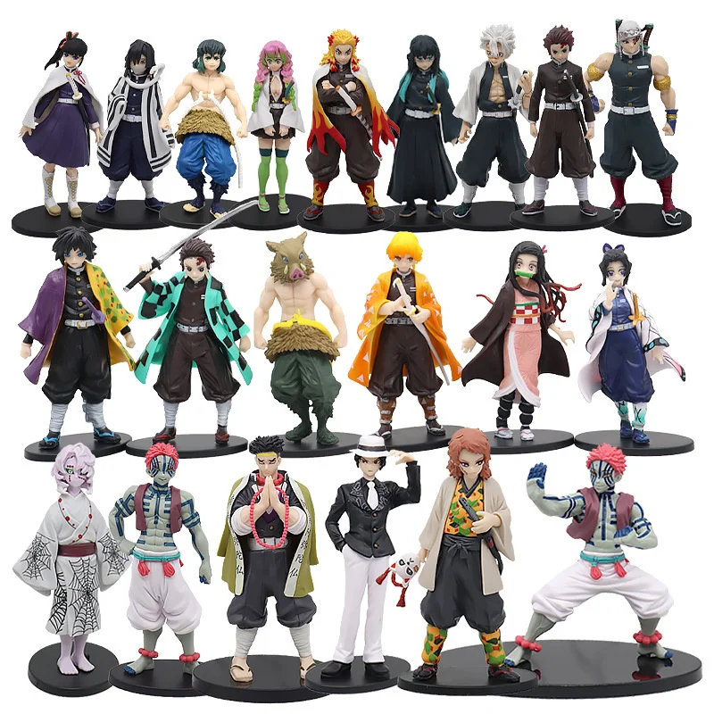 

Anime Demon Slayer High Quality Figure All Style Tanjirou Nezuko Kyoujurou Tengen Tokitou Muichirou Figurine Gifts For Friend