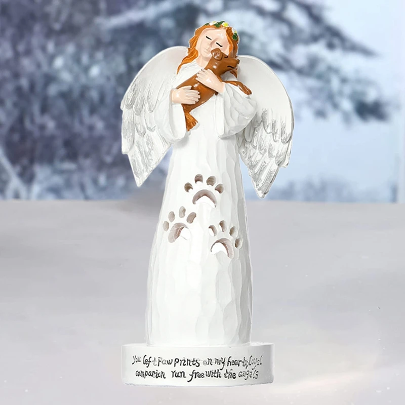 Статуя феи садовый орнамент изделия из смолы статуя ангела подсвечник в