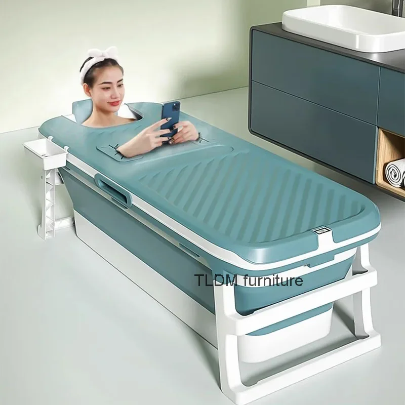 Ванная для дома взрослых Современная Минималистичная синяя ванна роскошная