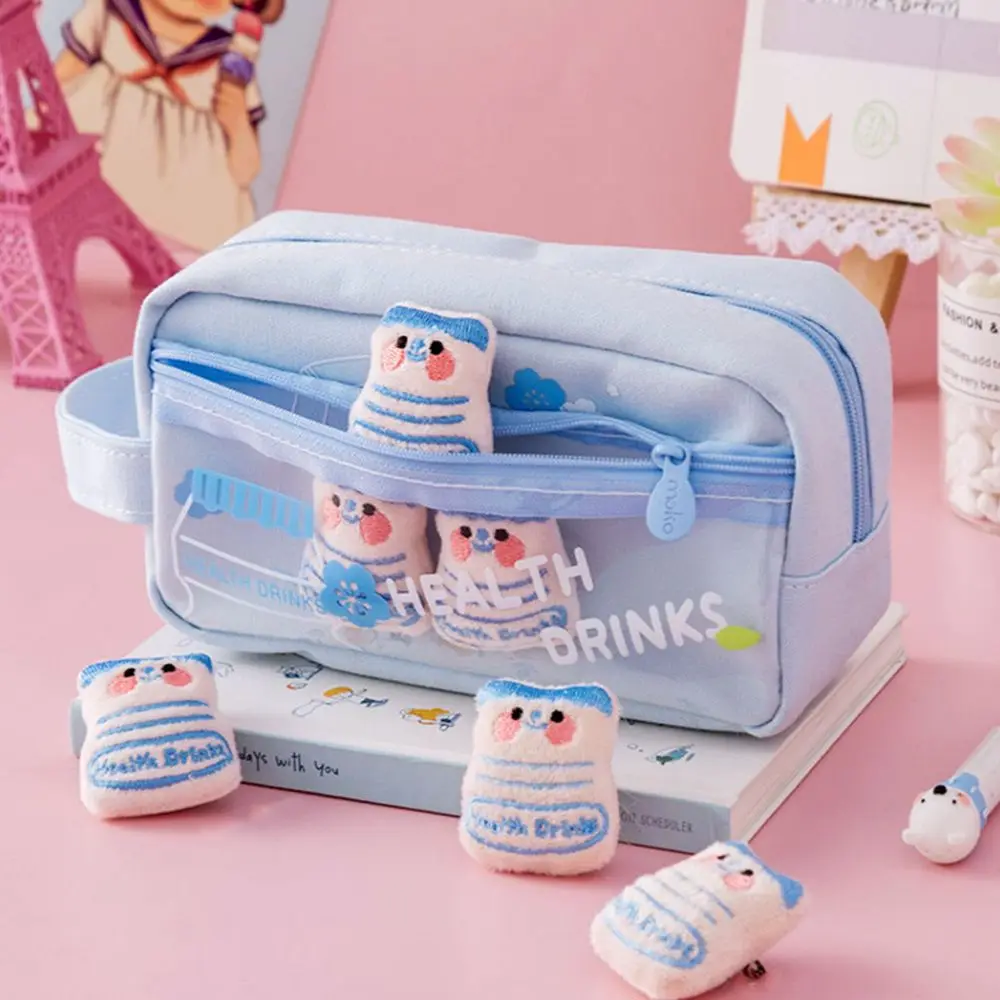Bag Large Capacity Girl Funny Stationery Pen Box Pouch Case School Office Supplies Kawaii Pencil Bag