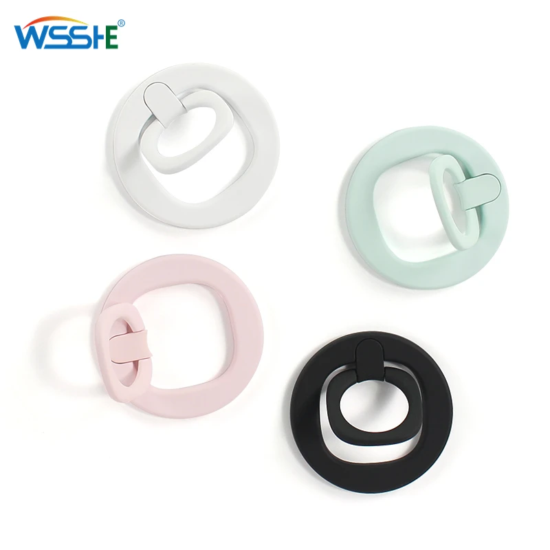 

Magnetic Cell Phone Ring Holder Compatible with IPhone 12 13 Series MagSafe Grip Kickstand Stander With Magnetic Sheet