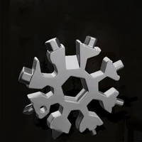 18 in 1 snowflake tool wrench hex wrench multifunctional camping outdoor survival tool buy 1 get 1 free