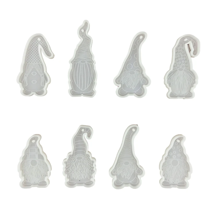 

Lucky Gnome Dwarf Resin Mold Jewelry Making 8 Pcs/Set Easter Keychain Epoxy Silicone Molds DIY Necklace Pendant Dropship