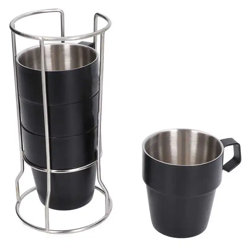 Portable Water Cup Coffee Cup 300ml for Office for Outdoor Camping for Picnic