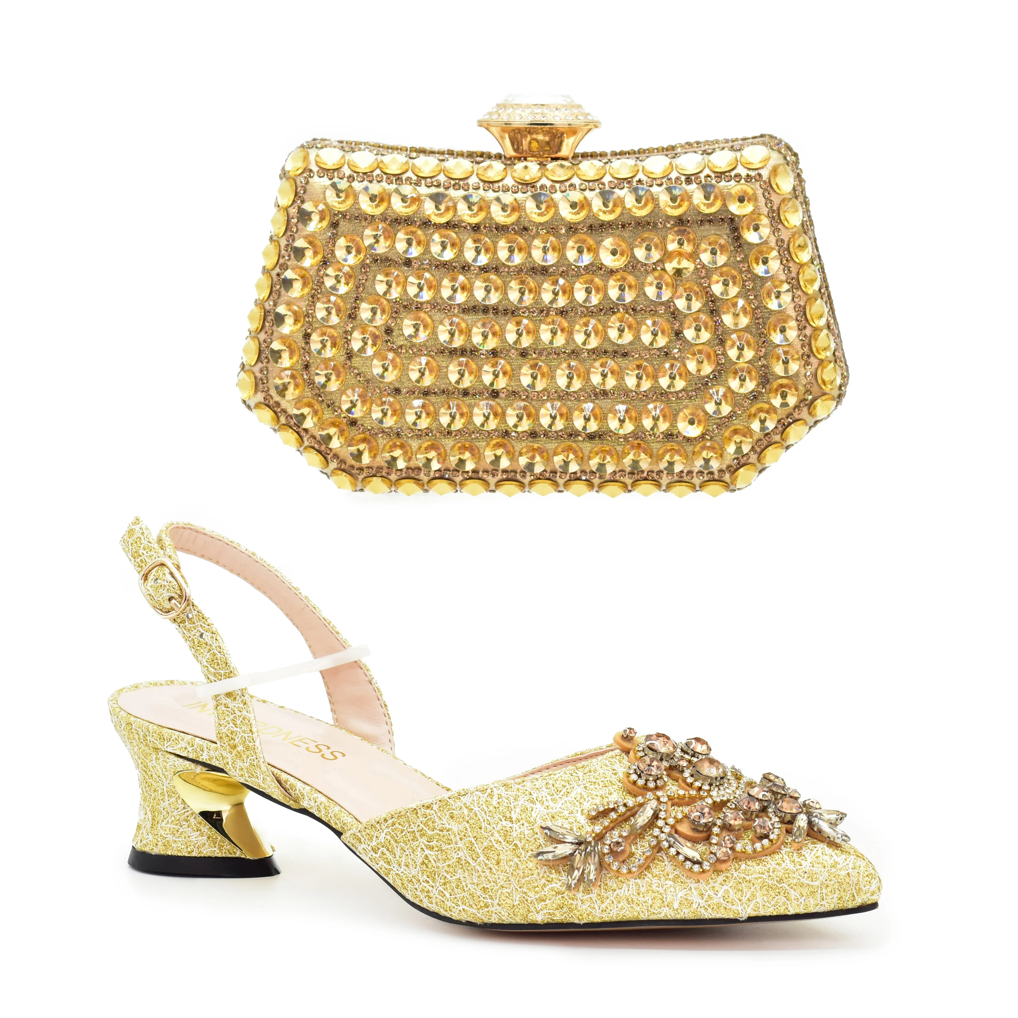 Красивые стильные итальянские туфли Doershow с подходящими сумками комплект женской