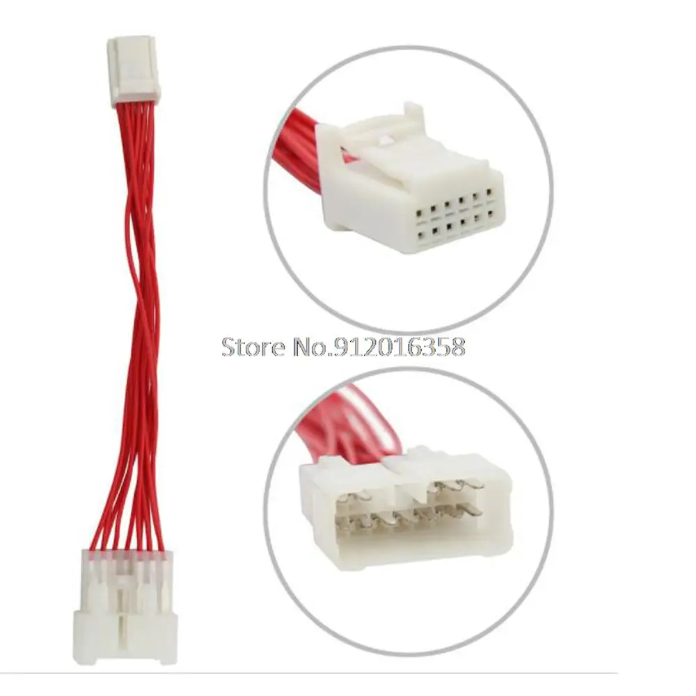 

AUX-кабель 6 + 6 pin изменить на 5 + 7 pin коннектор конвертер для Toyota AUX адаптер