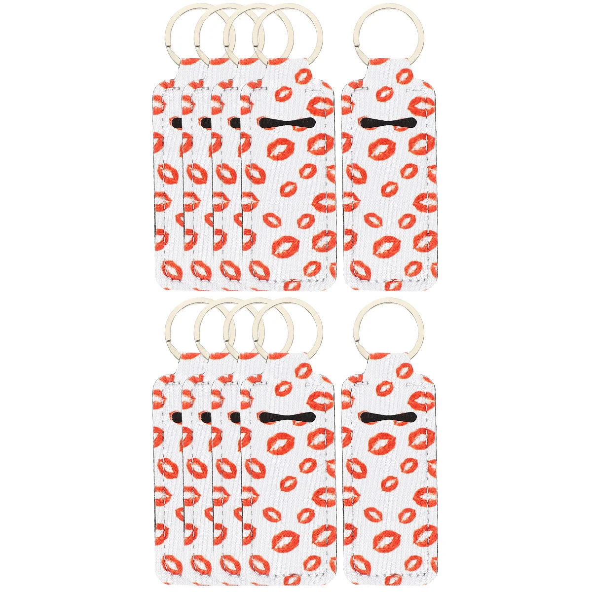 

10 Lipstick Cover Keychain Lipstick Holders Lipstick Cover Keychains
