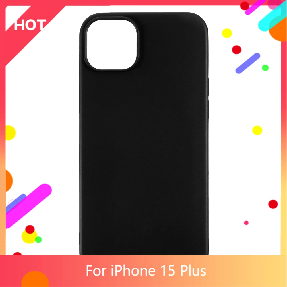 

Матовый Мягкий Силиконовый ТПУ чехол для iPhone 15 Plus, тонкий ударопрочный чехол для телефона