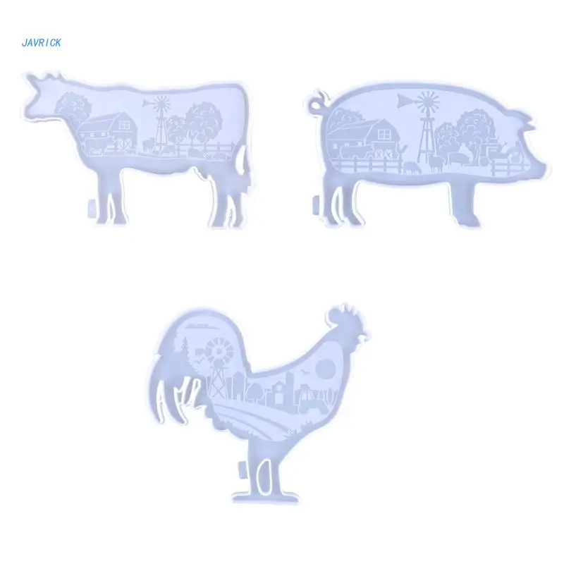 

Товары ручной работы "сделай сам", форма для украшения скота, свиньи, цыпленка, искусственные гипсовые украшения, форма для украшения
