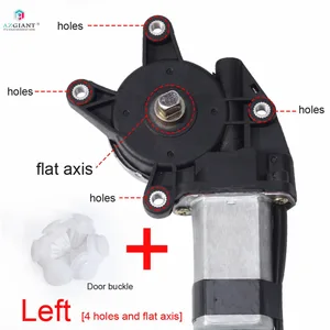 AZGIANT Универсальный 12 В24 В 4 отверстия, плоская ось, Электрический автомобильный стеклоподъемник, двигатель, стеклоподъемник, регулятор, левыйправый