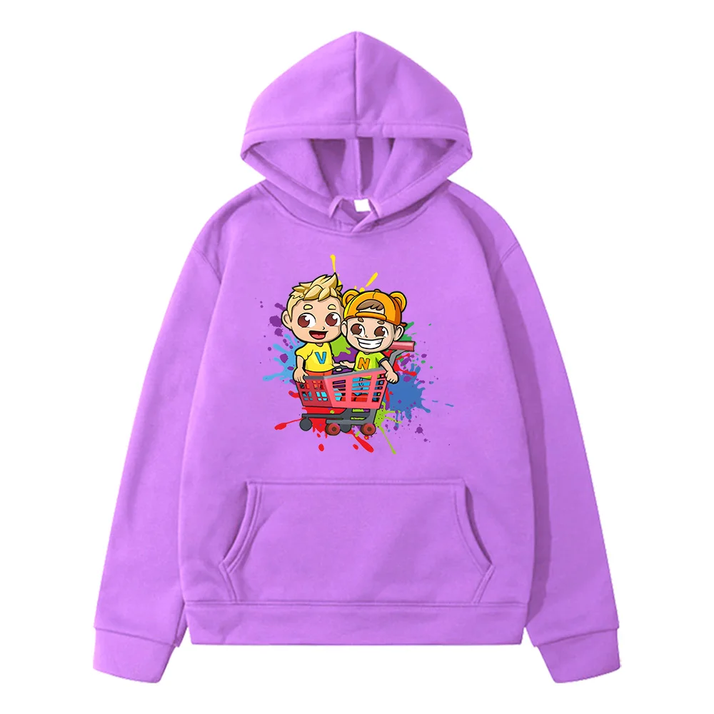 

Vlad Niki Cute Printing Hoodies Comfortable Boys and Girls Sweatshirts Autumn Fleece Warm Clothing Sudadera Children Kawaii Tops