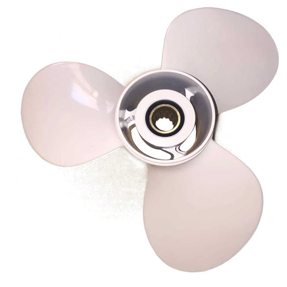 Boat Propeller 10 7/8x11 for Yamaha 40HP-55HP 3 Blades Aluminum Prop 13 Tooth RH 10.875x11 | Автомобили и мотоциклы