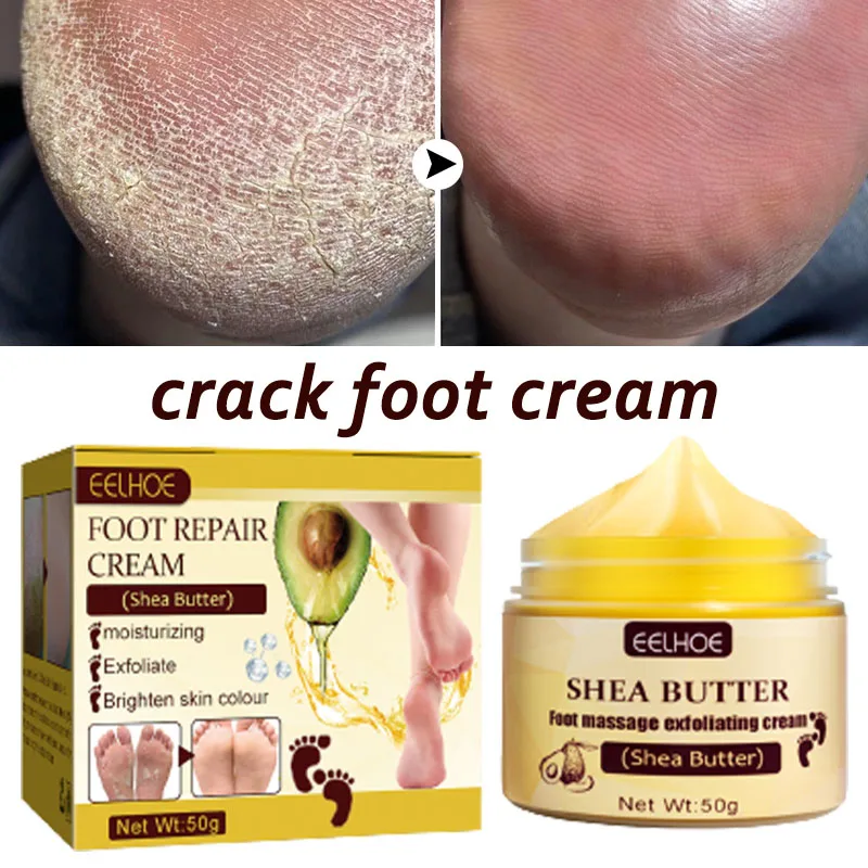 

Anti Crack Foot Cream Exfoliation Anti-Drying Dead Skin Removal Heel Cracking Repair Products Moisturizing Beauty Skin Care 50g