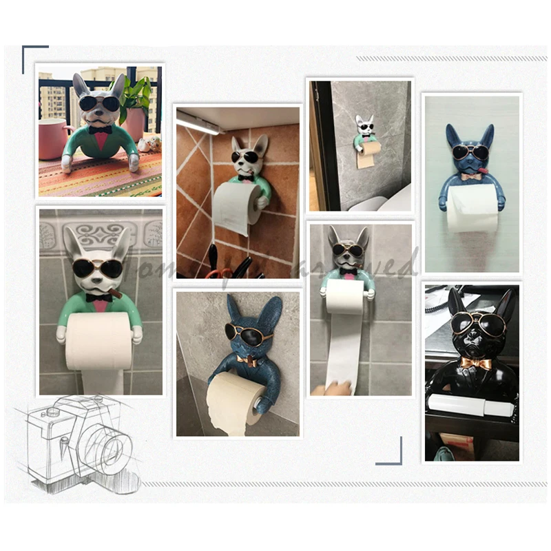 Поднос для туалетной салфетки из смолы настенный держатель салфеток бытовой