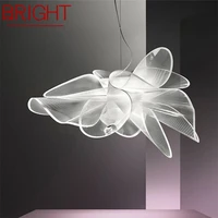 abright nordic pendant lamp modern led white creative decorative fixtures for living room dining