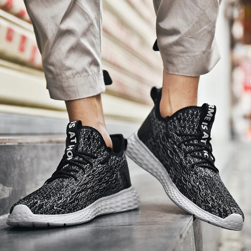 

Outdoor Leisure Shock-absorbing Sports Men's Shoes Lightweight Breathable Men's Sports Shoes Summer Non-slip Air-cushion Shoes