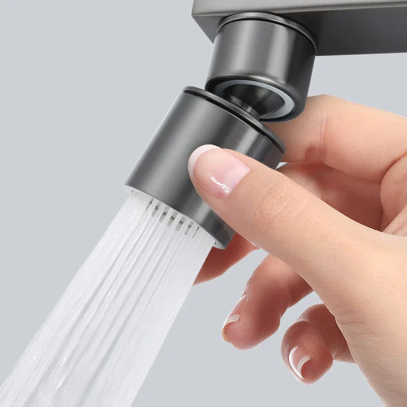 

Black/Silver Nozzle Splash Head Filter Head Universal Thread Bubbler Water Saving Dual Mode Universal Faucet