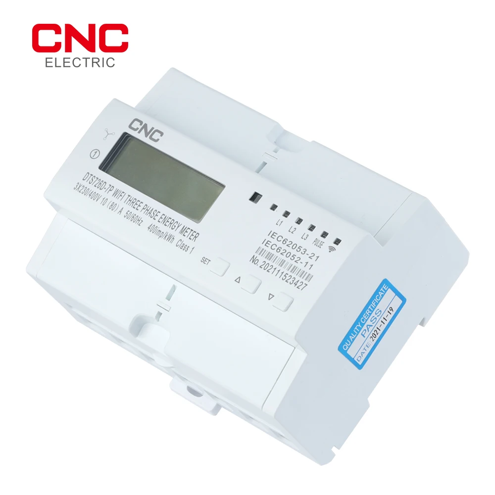 CNC WIFI Smart DDS226D Series 50/60 Гц однофазный/трехфазный измеритель энергии таймер монитор