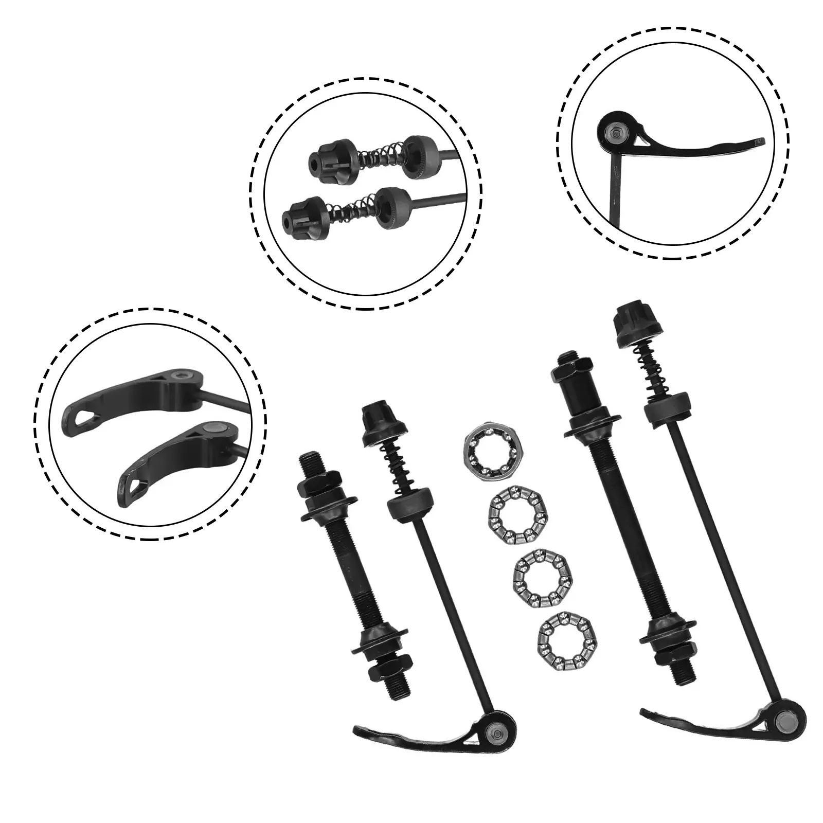 Профессиональная система быстрого крепления оси велосипеда стальные шампуры и