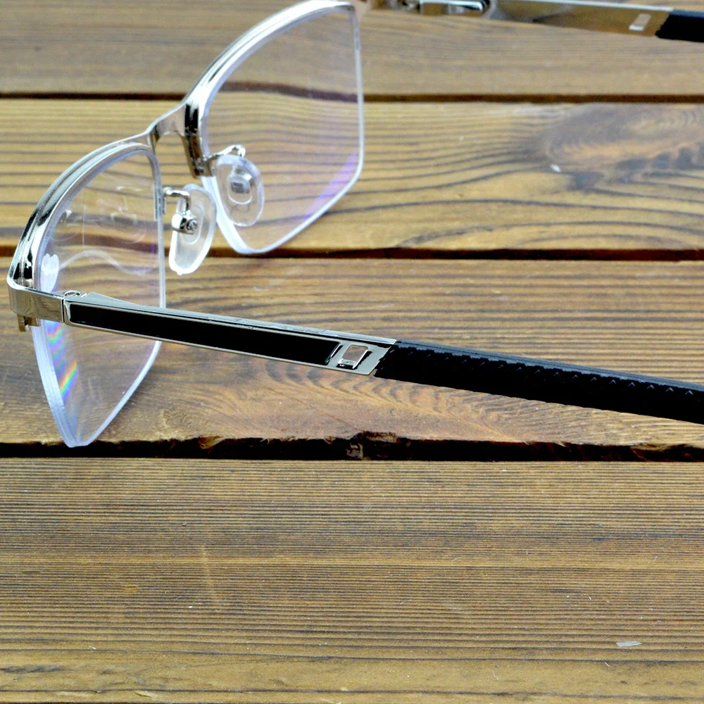 NOMANOV деловые очки для чтения с противоскользящим покрытием в полуоправе мужские