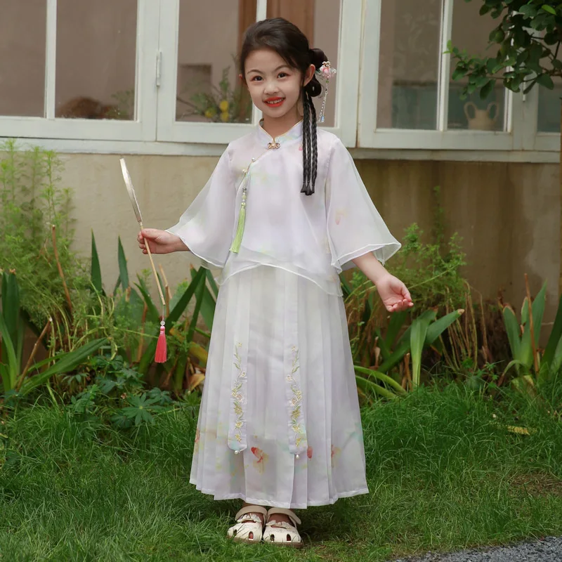 Традиционная китайская одежда Классический Улучшенный Топ ханьфу с