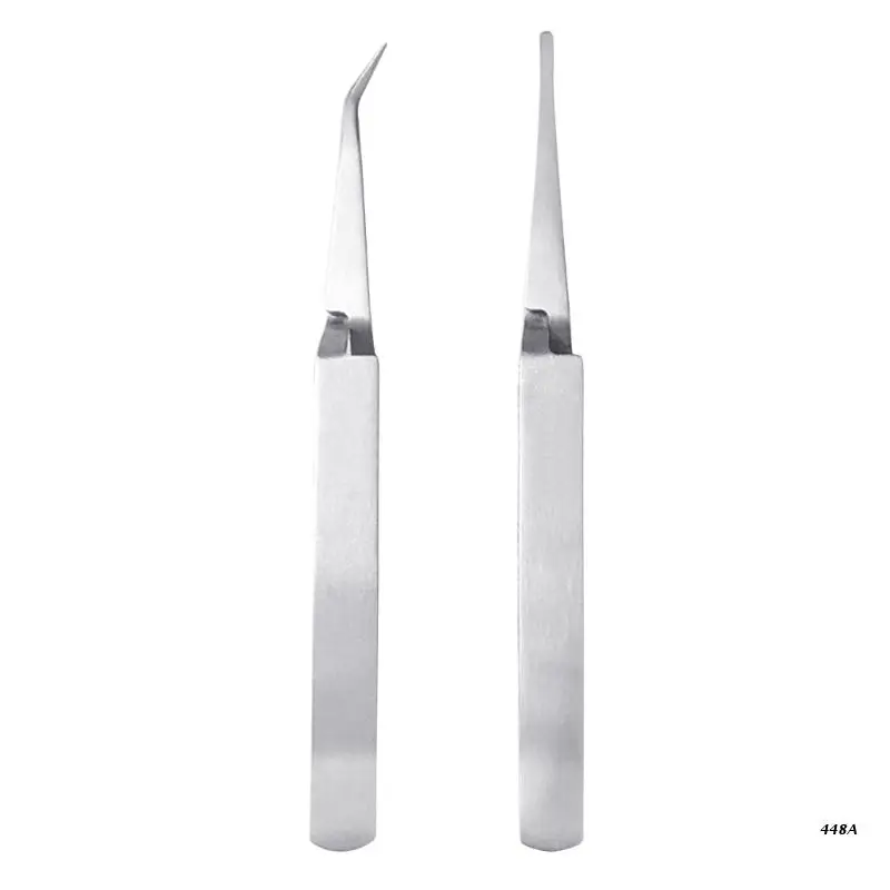 

Professional Straight/Curved Tip for Cross Tweezers for Fixed Jewelry Soldering Pointed DIY Craft Tool Lightweight Twee
