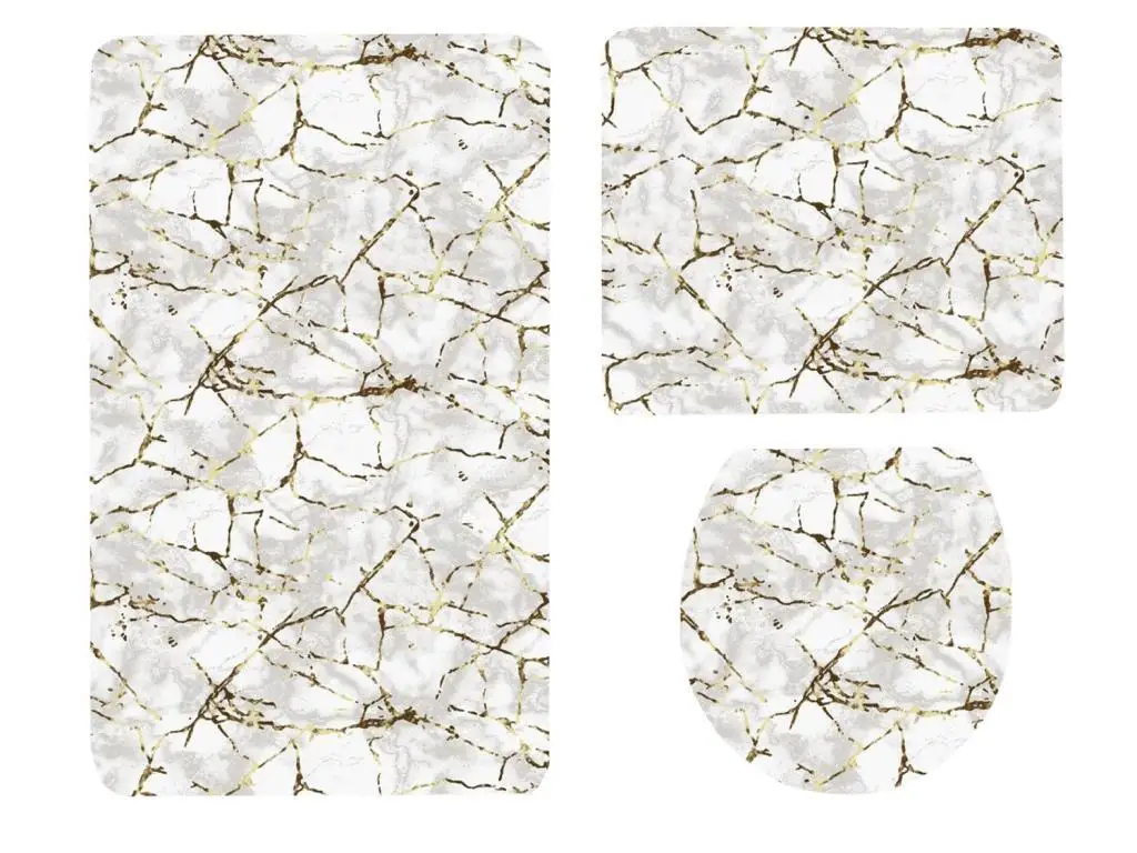 

Набор принадлежностей для сиденья для унитаза, бело-золотистый цвет