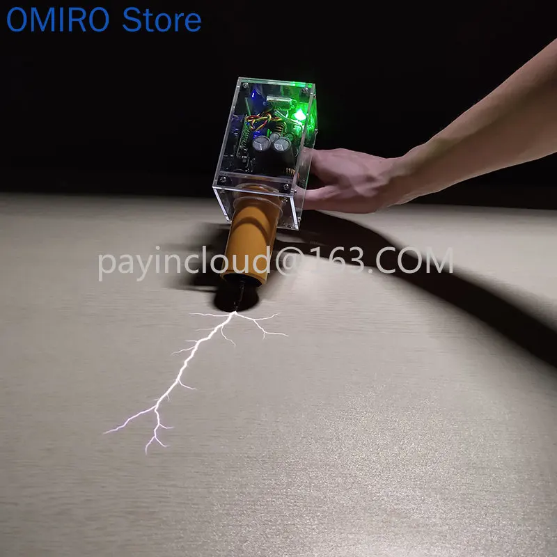 

Portable Hand-held Tesla Coil, Artificial lightning in Hand,Scientific Experiment Toy, Fun Arc 13cm