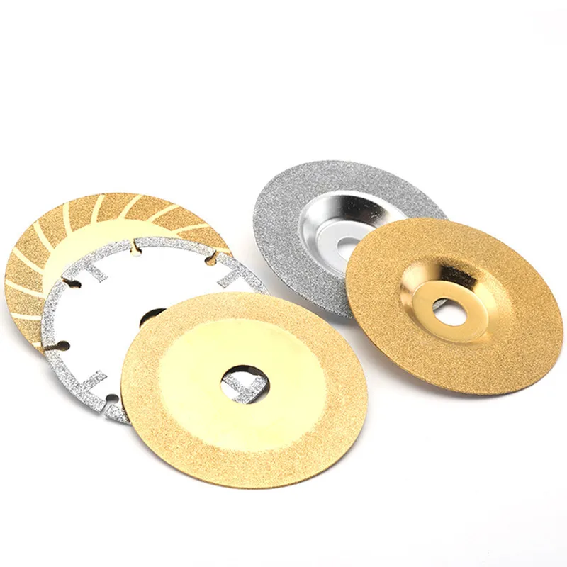 

Diamond Glass Cuting Disc 100mm Sharp Slotted Saw Plate for Marble Tile Floor Polishing 22mm Angle Grinder Accessories