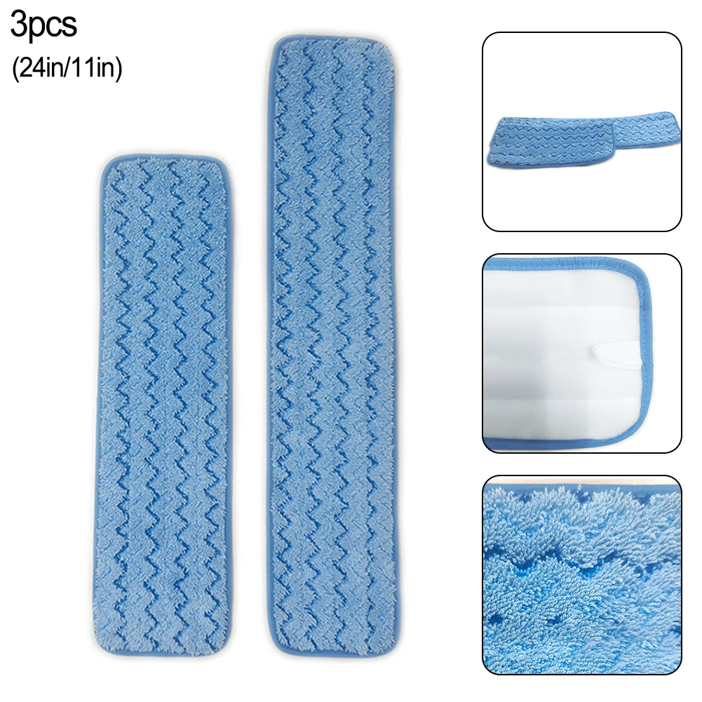 

3pcs Mop Cloth For Rubbermaid Mop Head Refill Parts Household Cleaning Tools Accessories Mop Pads Replacement