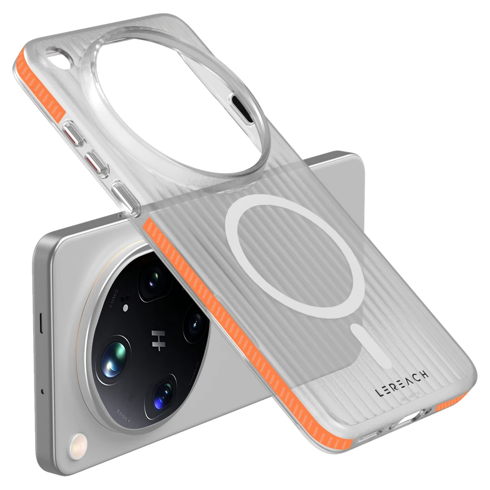 Фото Чехол LeReach TOC ICICLE для OPPO Find X9 Ultra 5G, магнитный, с матовой 3D-защитой от скольжения на микронном уровне, с боковыми противоскользящими вставками №5