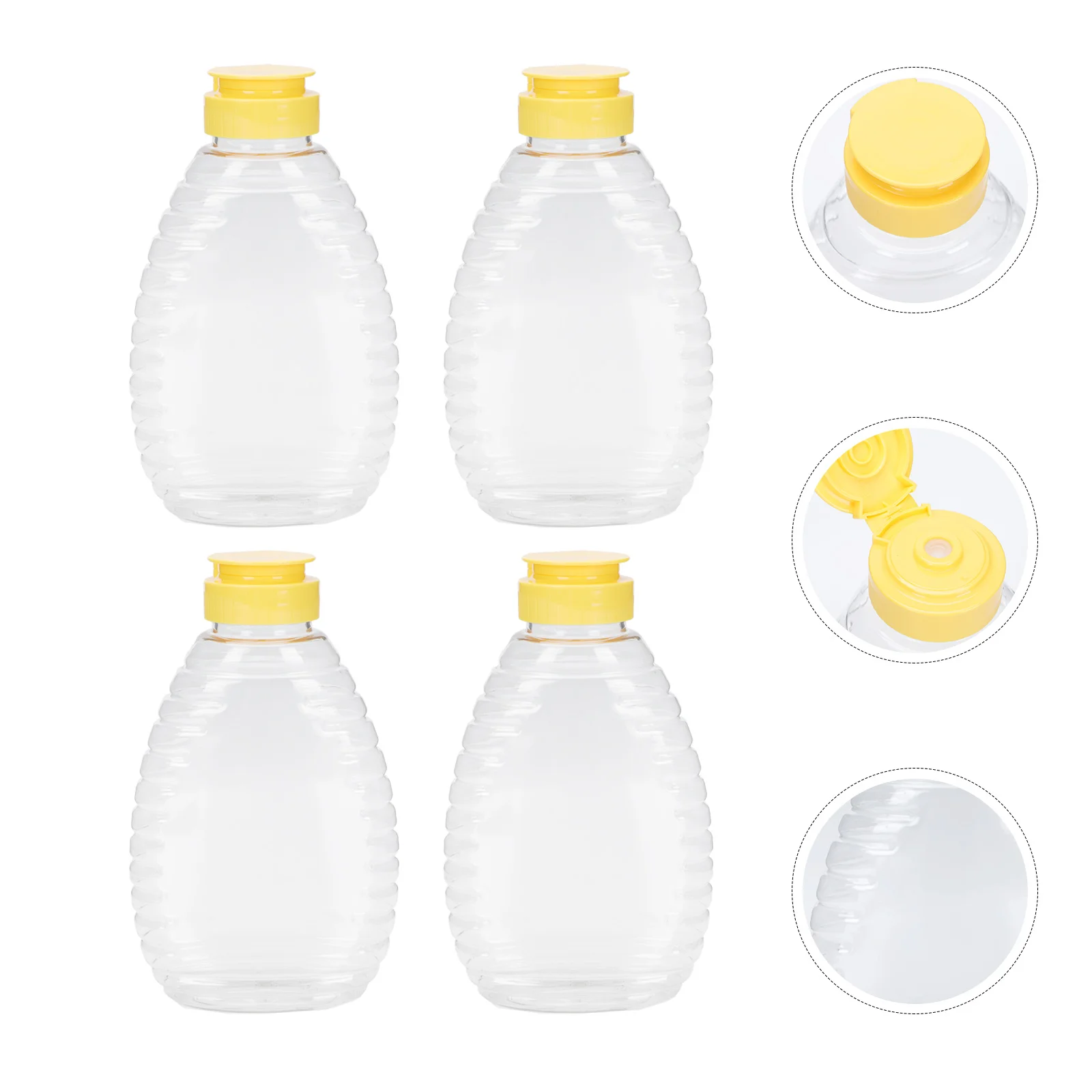 

Bottles Syrup Storage Bottle Mustard Bottle Clear Container Condiment Container