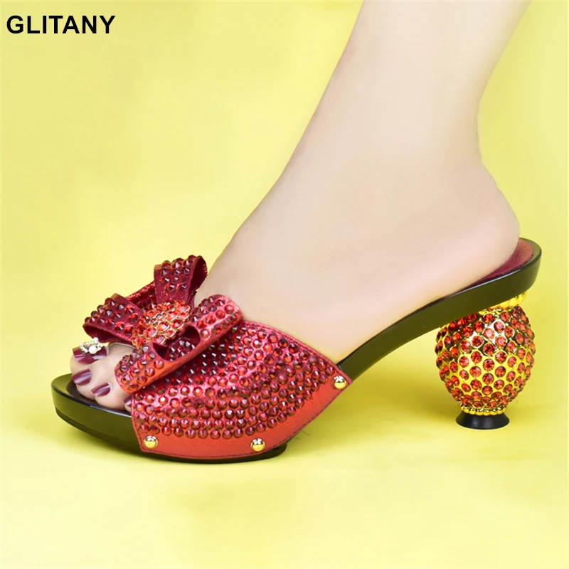 

Новое поступление, комплект из итальянской обуви и сумочки для вечерние на лето, женские туфли на высоком каблуке, дизайнерская роскошная женская обувь, 2022