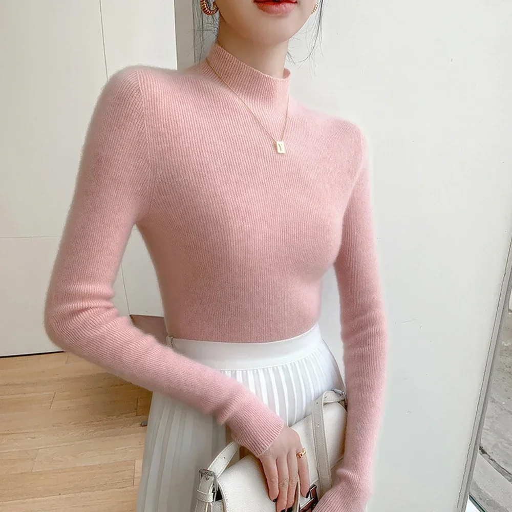 Женский вязаный свитер А RAN A YUE из спандекса