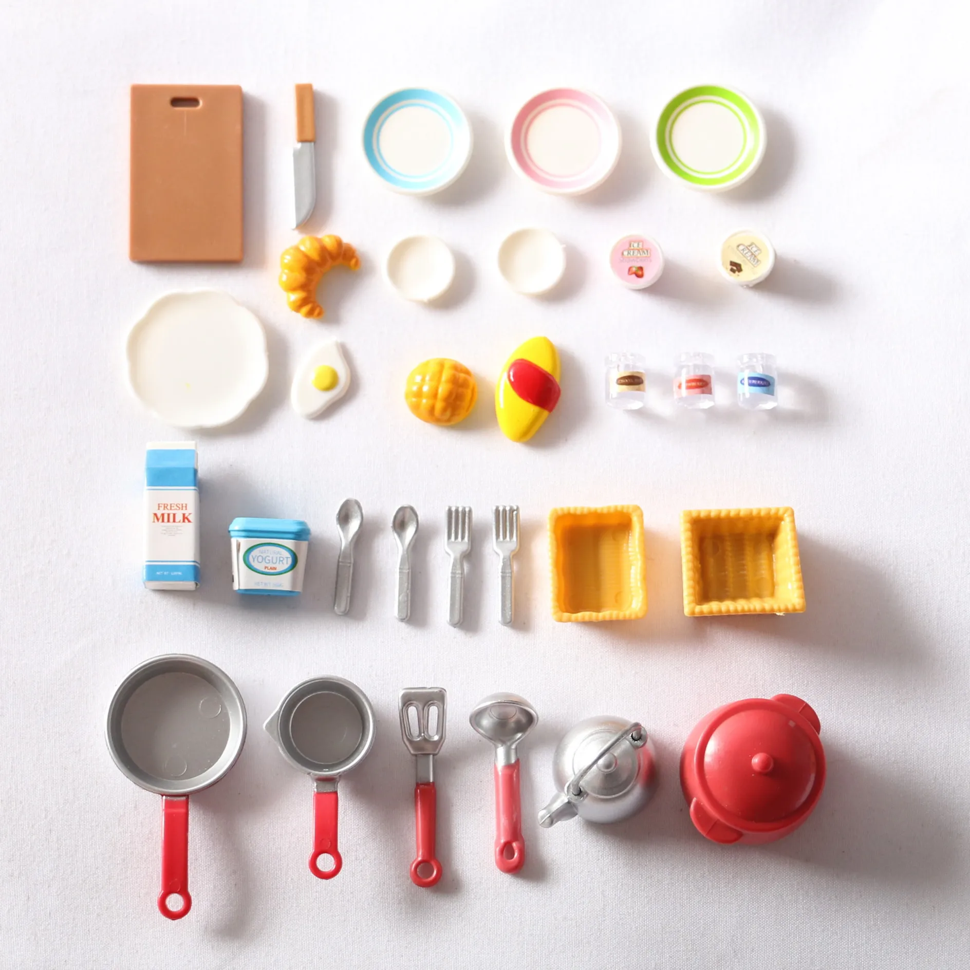 

Dollhouse Mini Kitchen Tools Suit Miniature Scene Model Combination