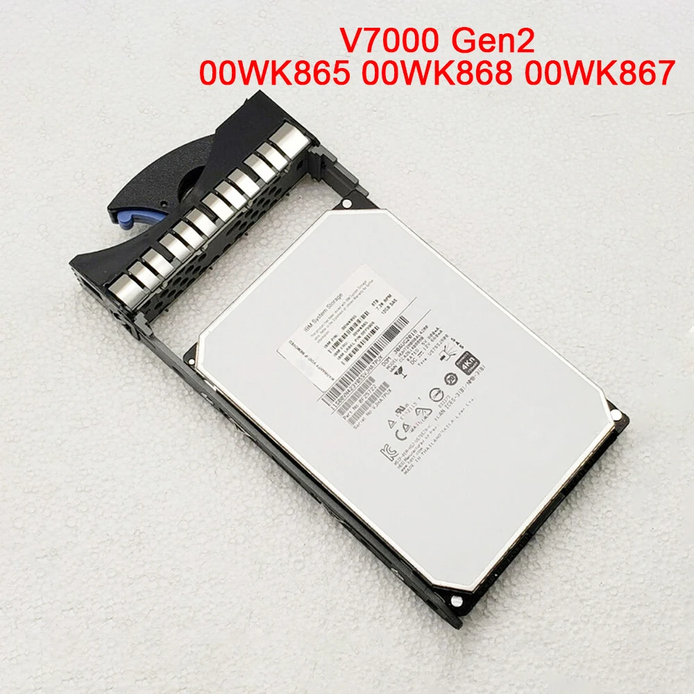 

V7000 Gen2 00WK865 00WK868 00WK867 8T 7.2K SAS 3.5" For IBM Hard Disk