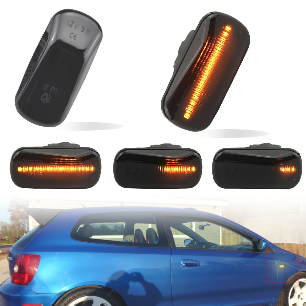 2 шт. динамический боковой указатель поворота для Honda CRV Accord Civic Jazz Fit Stream Integra DC5 Odyssey S2000 AP1 AP2 (art.: 3920d2be02c83) - 3920d2be02c83