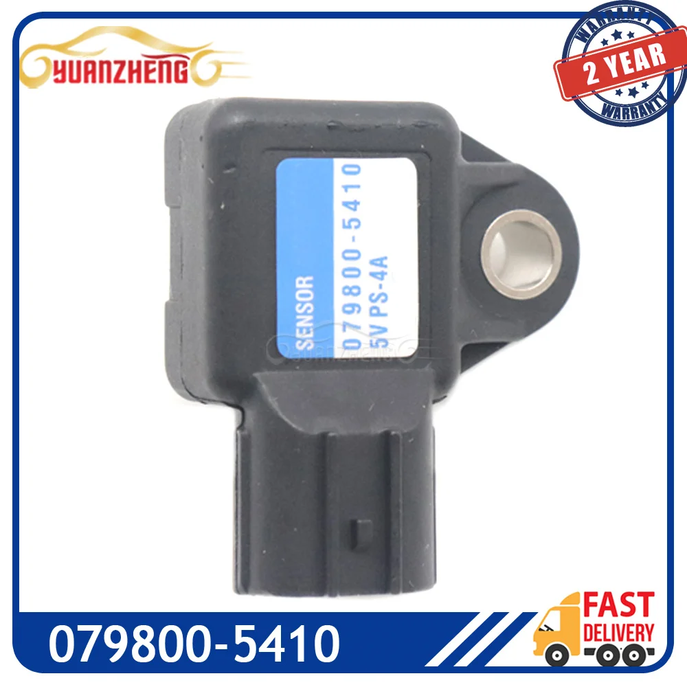 MAP Sensor 079800-5410 For Honda Accord Odyssey Pilot Civic CR-V Acura RSX MDX TSX Saturn 37830-PGK-A01 15GEGT865RA 30GEGT865R