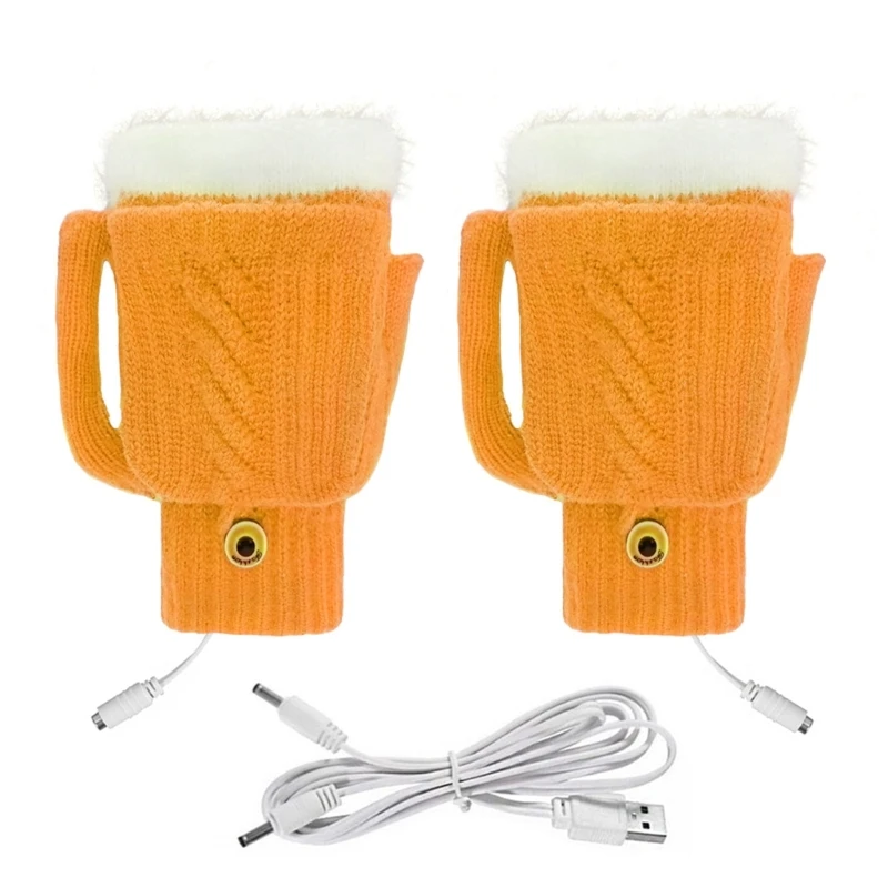 

USB-перчатки с электрическим подогревом и откидной крышкой