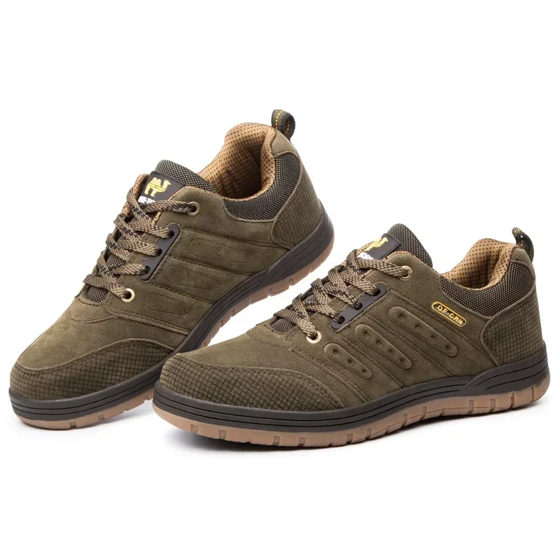 

Men Casual Shoes Autumn Non Slip Work Sneakers Cowboy Suede Footwear Jeans Boy Lace Up Handmade Retro Leisure Zapatos De Hombre