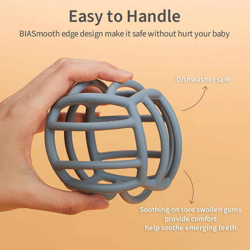 TYRY.HU Силиконовая Детская Игрушка-прорезыватель — Круглая Жевательная Игрушка
