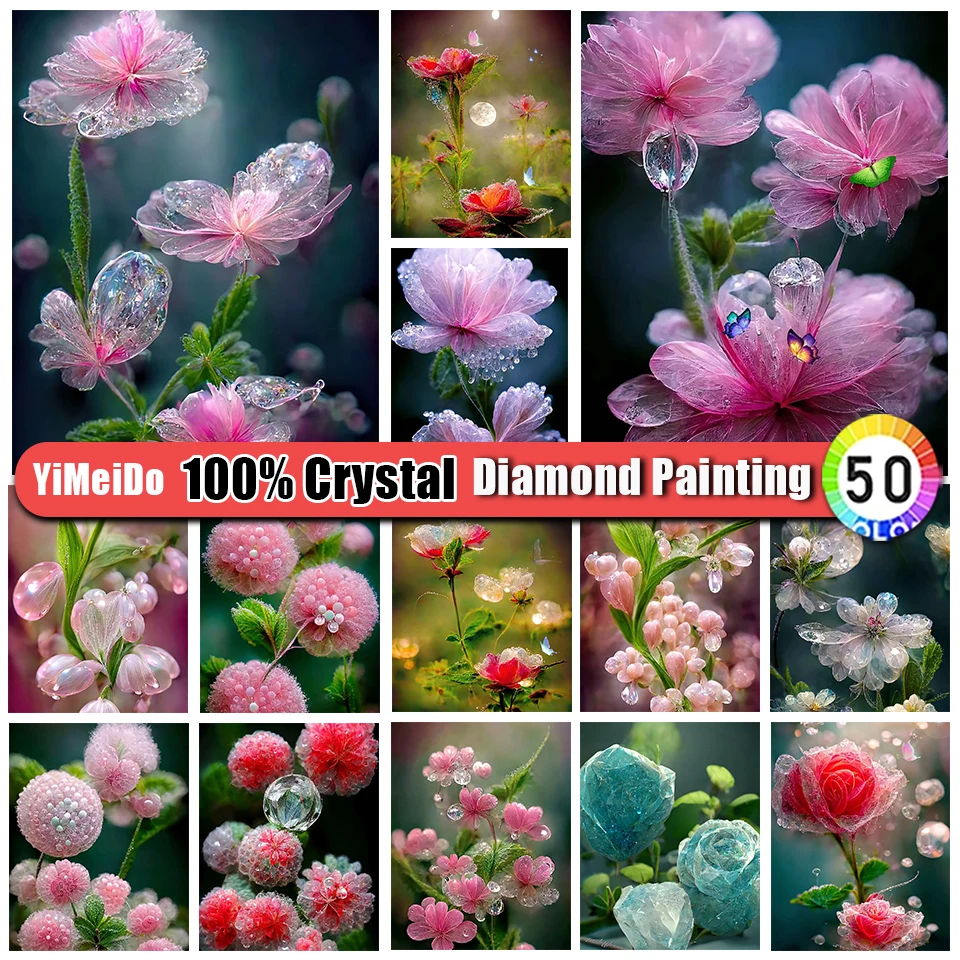 

Набор для алмазной вышивки с бабочкой YiMeiDo Фантастическая роза Flower 100%