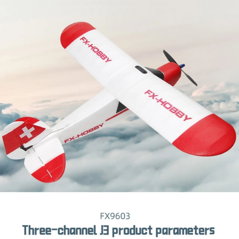 Электронный пульт дистанционного управления J3 Rc Plane 2 4 ГГц 3ch Fx9603 Epp 520 мм
