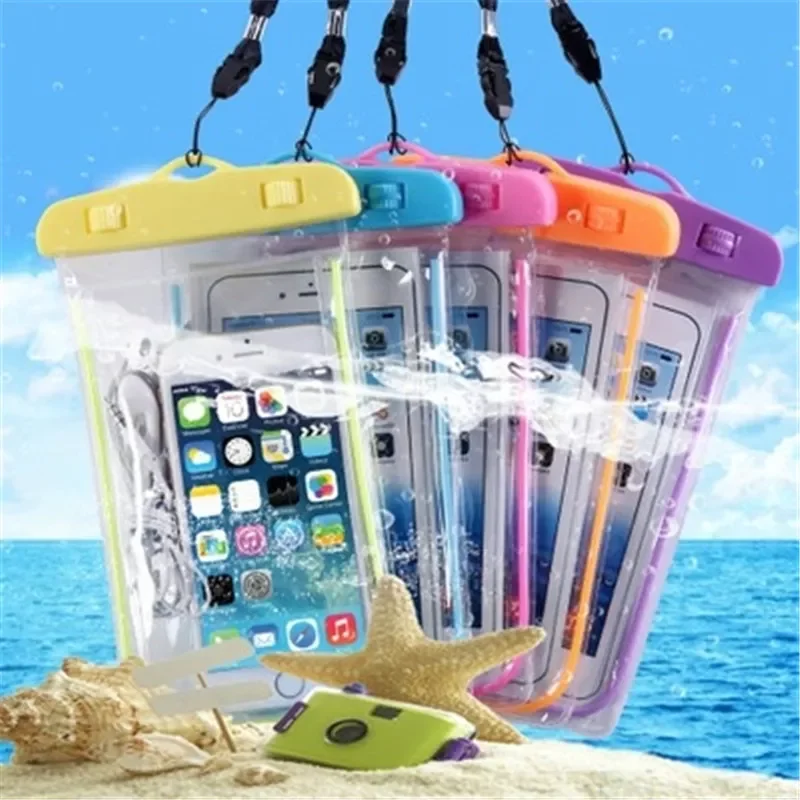 

3.5 -6 inch Pouch Universal Waterproof Cell Phones Useful Dropping Drop Shipping Convenient To Use Lightweight Portable Bags