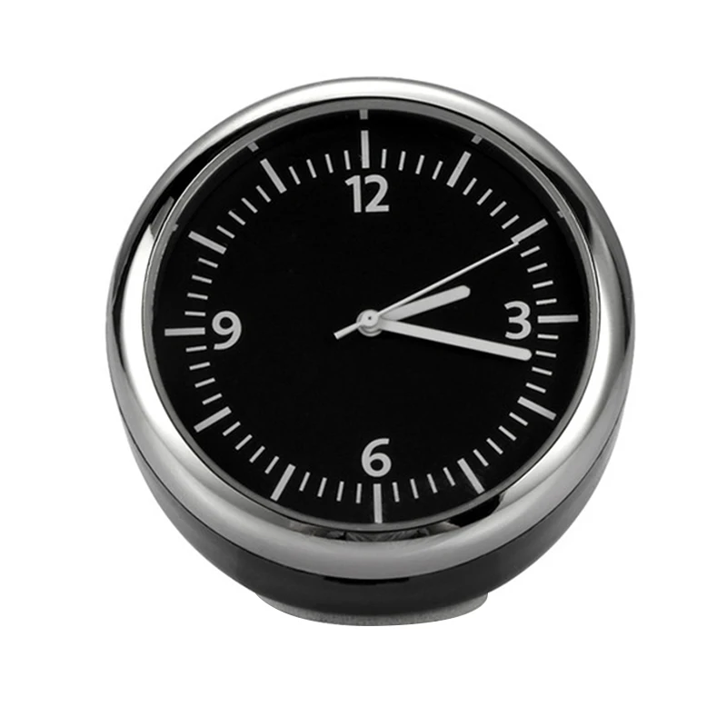 

Durable Car Clock Interior Ornaments Mini Quartz Watch Clock Hygrometer Thermometer Practical Clock Car Styling Car Accessories