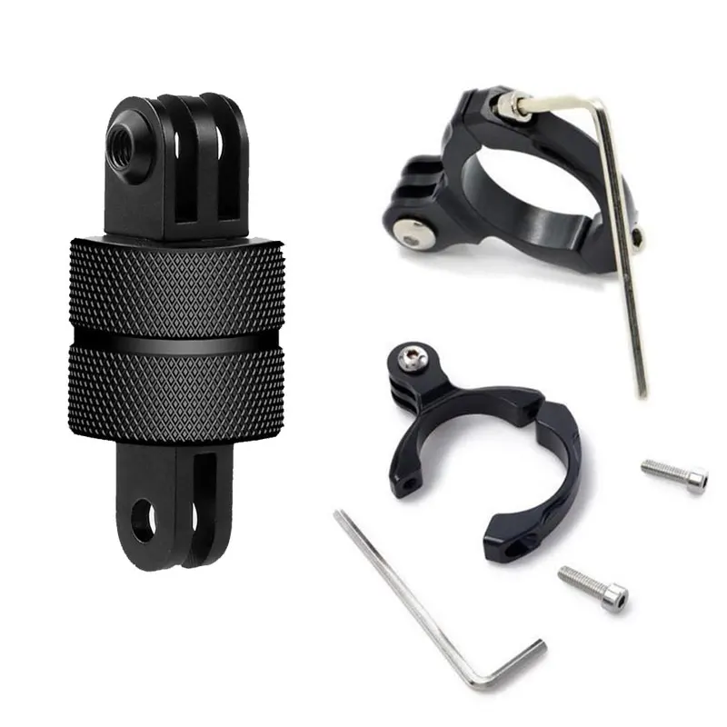 Aluminum Rotation Bike Bicycle Holder Handlebar Mount for GoPro Hero 11 10 9 8 7 6 Yi SJCAM Eken DJI Action Camera Accessories |