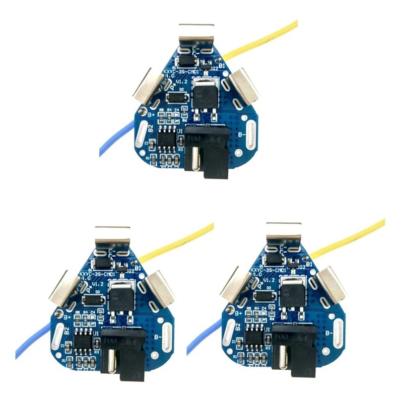

3X 3S 10.8V 12.6V 40A BMS 18650 Lithium Battery Board BMS For Screwdriver Shura Shurika Battery 3S 12V Battery