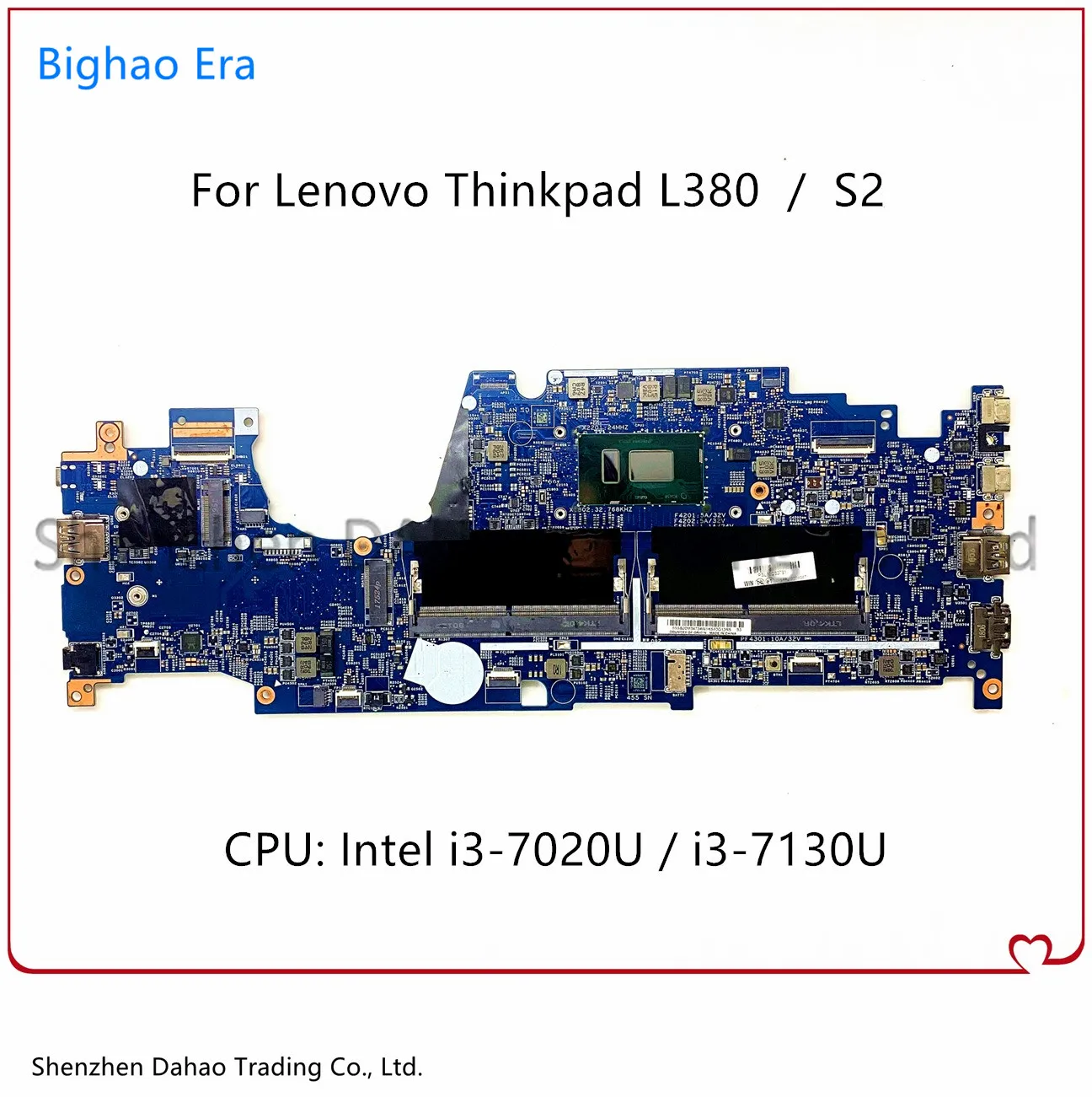 

For Lenovo Thinkpad L380 Yoga S2 Laptop Motherboard With I3-7020U/7130U CPU 17821-1N 17821-2 Mainboard Fru: 02HM012 100% Tested