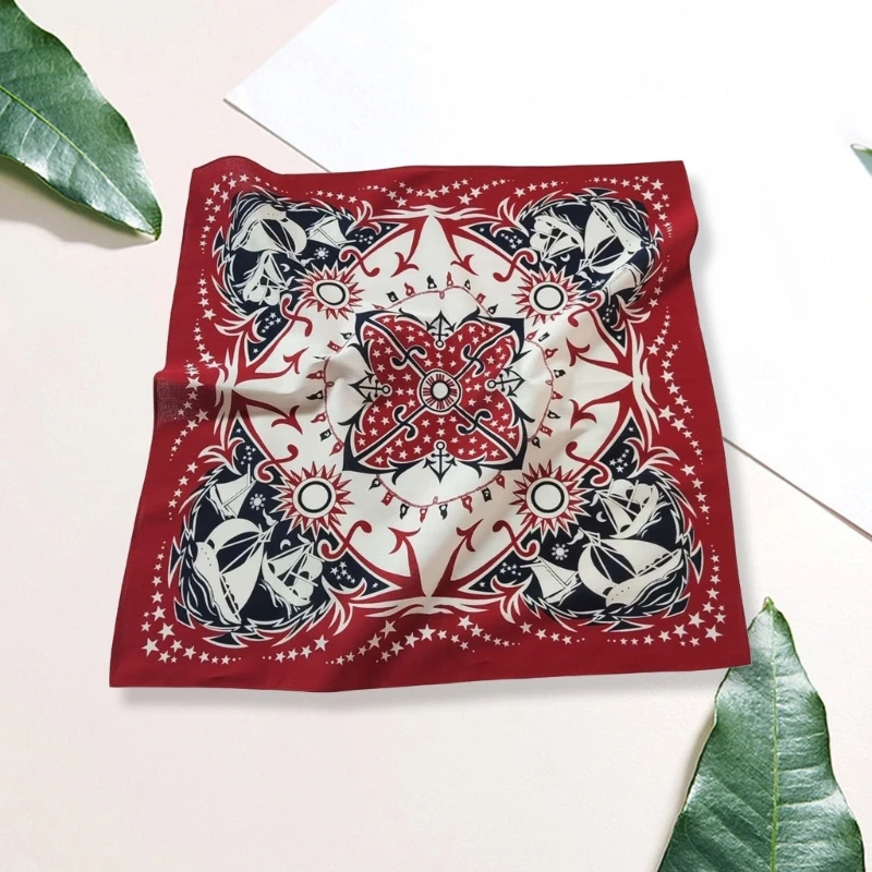 Парусный платок с цифровым принтом банданы в стиле хип-хоп музыкальный фестиваль